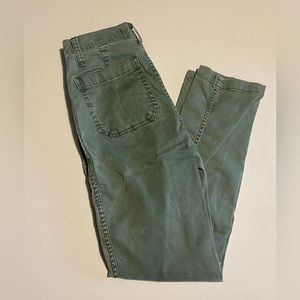 Green Madewell Pants. Size 24